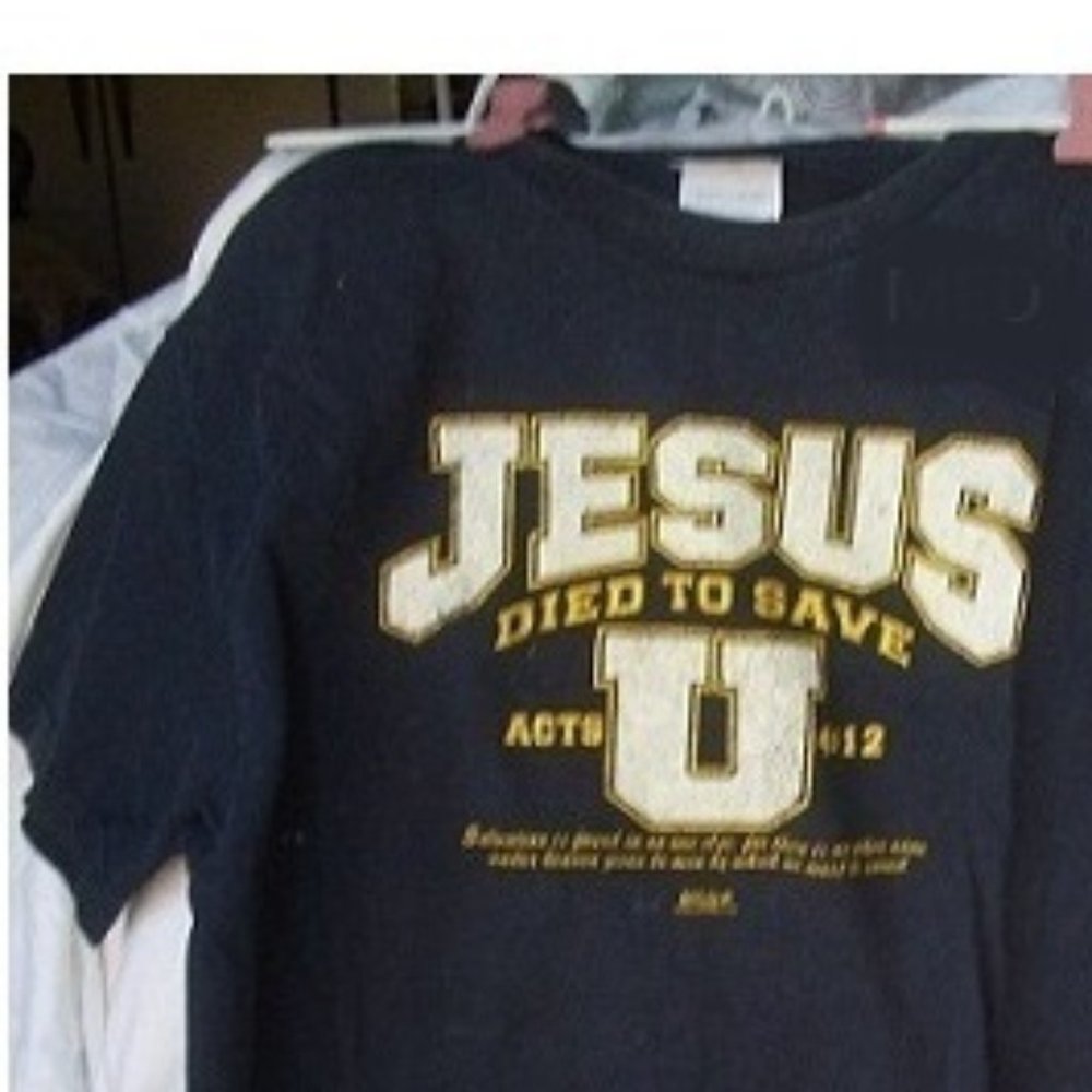 brand new Christian shirts size large